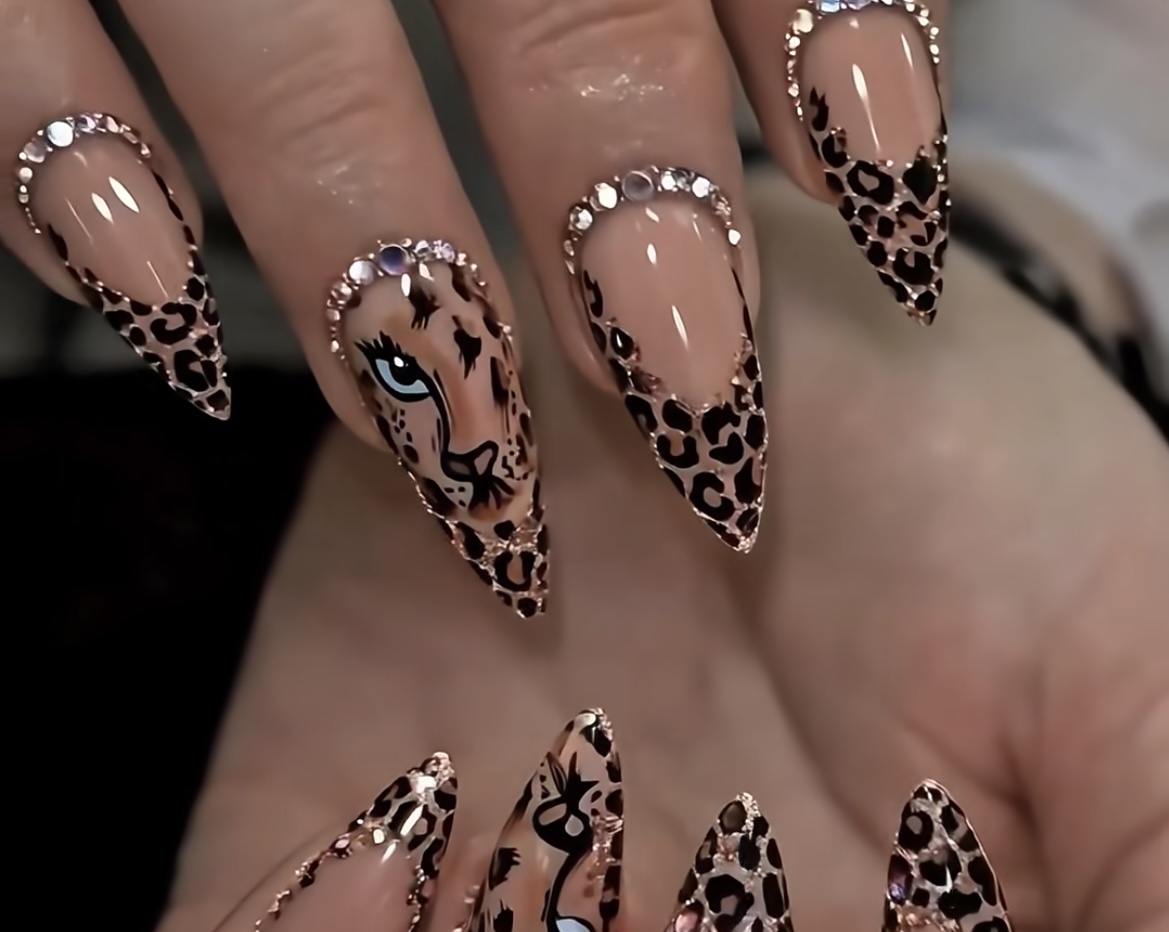 Leopard Print Nails