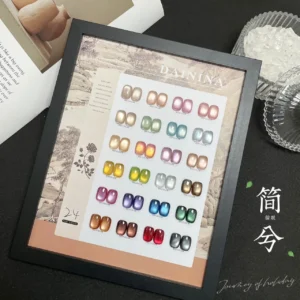 24-Color Luxury Velvet Cat Eye Gel Polish/Magnetic Gel Set (15ml)