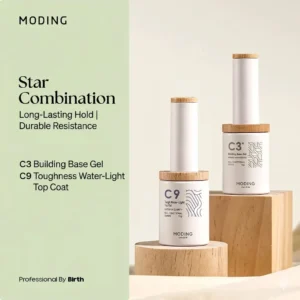 ARTMISS-MODING Star Combination:C3 Protein Builder Base Gel&C9 Water-Light Top Coat