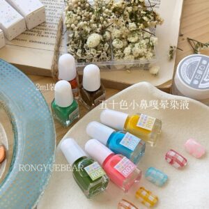 50-Color Nail Blooming Ink