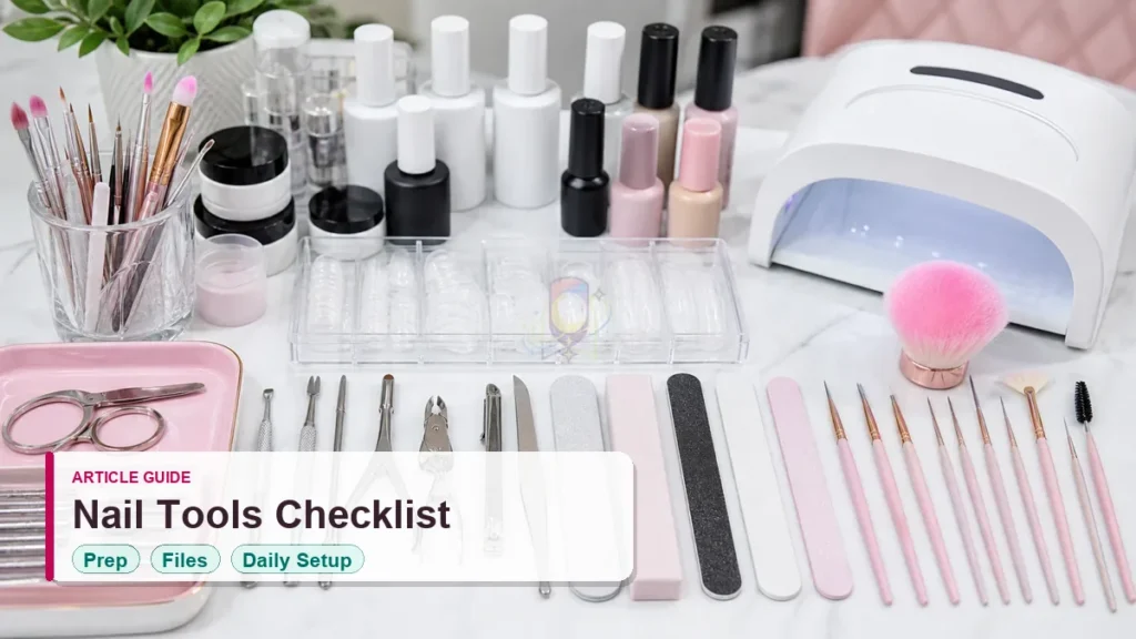 Complete Nail Tools Checklist for Beginners and Nail Salons 6 complete nail tools checklist article guide