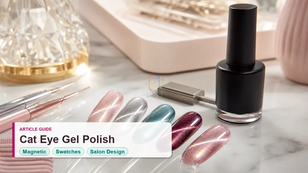 Cat Eye Gel Polish Buying Guide for Magnetic Nail Designs 7 cat eye gel polish magnetic nail designs article guide