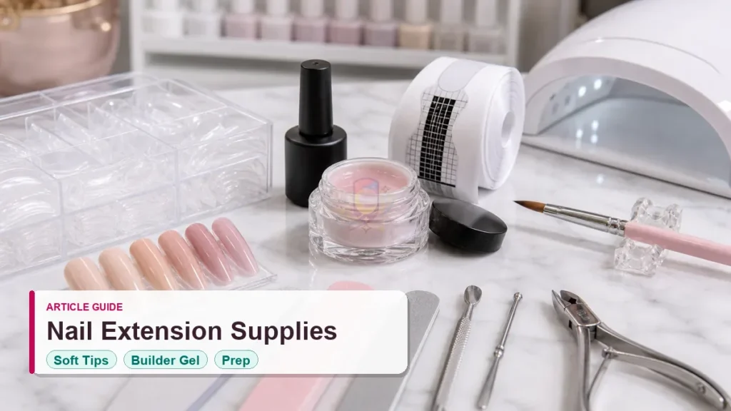Nail Extension Supplies Guide for Salon Overlays 6 nail extension supplies salon overlays article guide