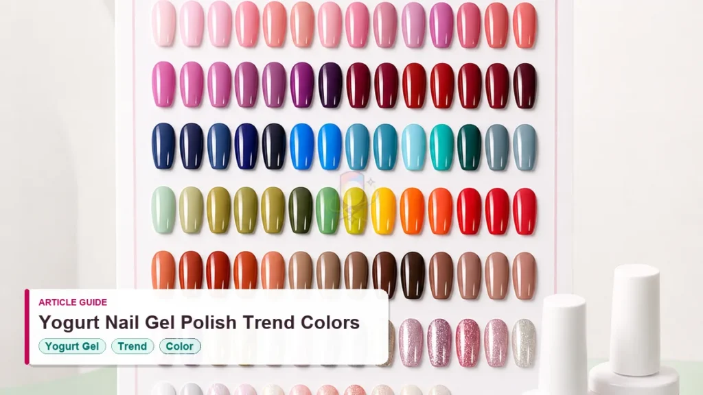 yogurt nail gel polish trend colors fresh article guide