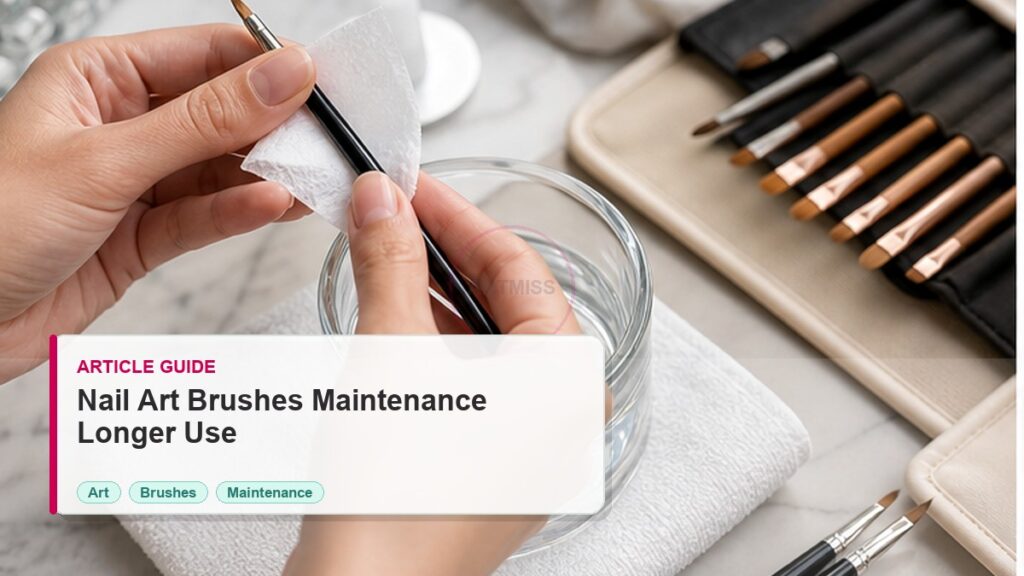Nail Art Brushes Maintenance Guide for Longer Use 7 Nail Art Brushes Maintenance Guide for Longer Use photorealistic article cover for Artmiss nail salon buyers