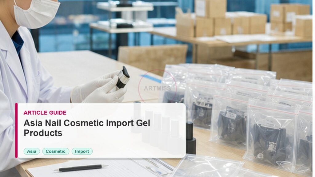 Asia Nail Cosmetic Import Guide for Gel Products 1 Asia Nail Cosmetic Import Guide for Gel Products photorealistic article cover for Artmiss nail salon buyers