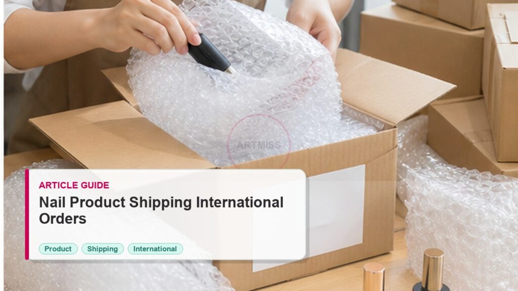 Nail Product Shipping Guide for International Orders 7 Nail Product Shipping Guide for International Orders photorealistic article cover for Artmiss nail salon buyers