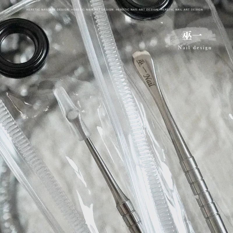 Stainless Steel Mini Round Ring Cuticle Pusher with Slanted Tip 4 Stainless Steel Mini Round Ring Cuticle Pusher with Slanted Tip - Image 4