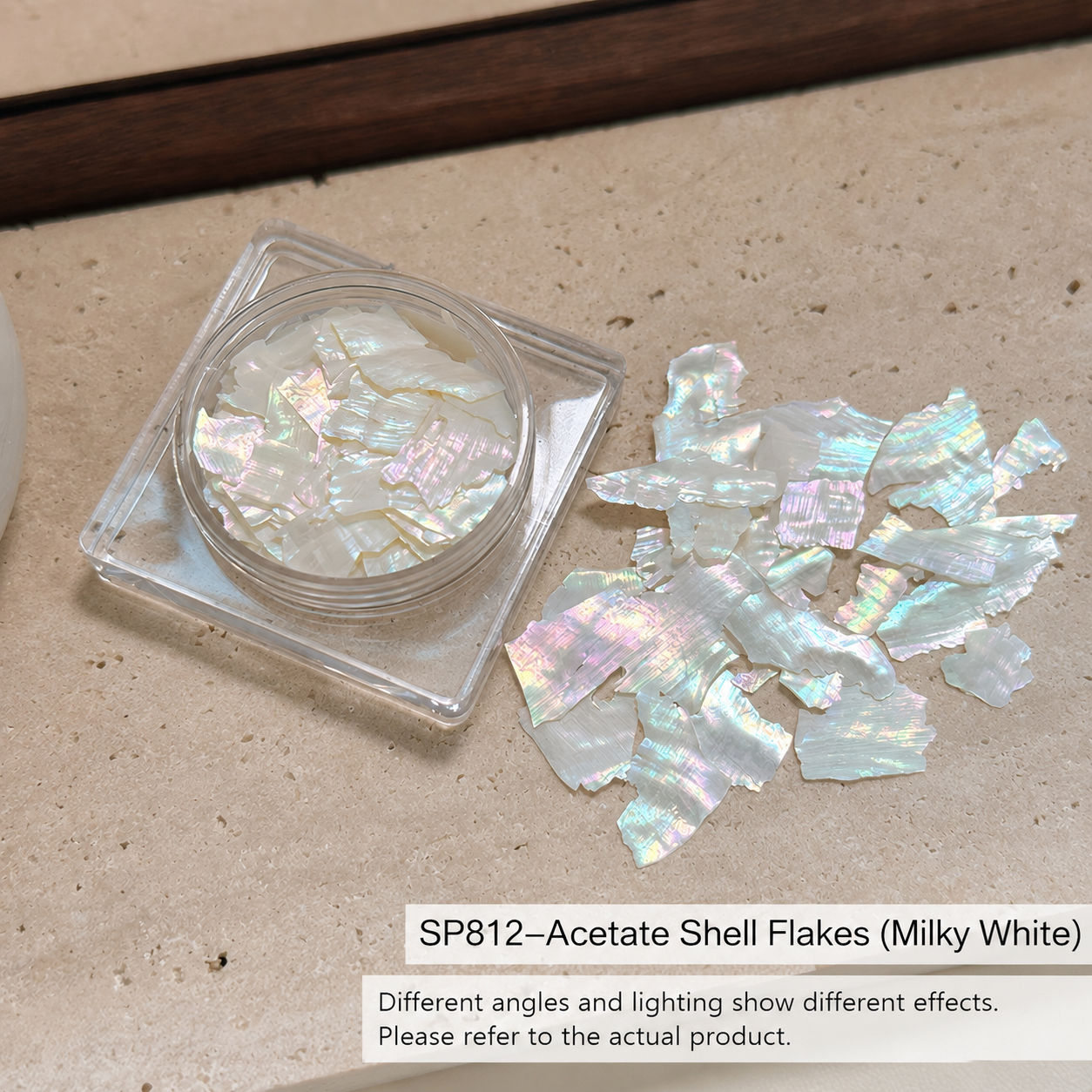 Aurora Crushed Shell Flakes for Nail Decoration 4 Aurora Crushed Shell Flakes for Nail Decoration - Image 4