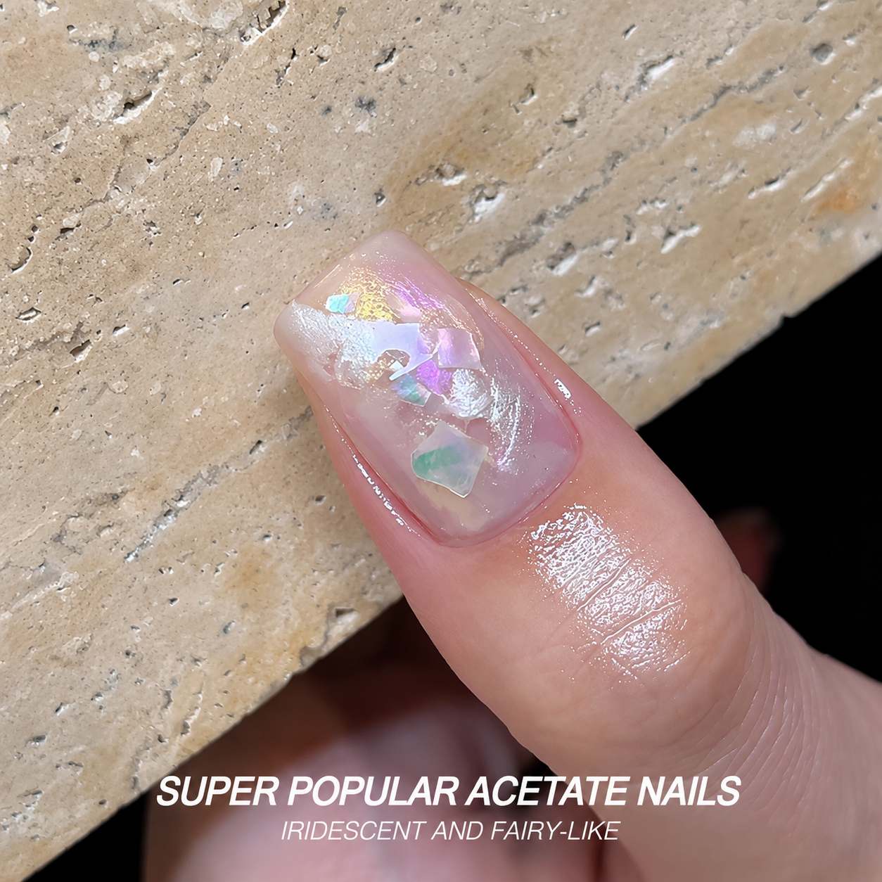 Aurora Crushed Shell Flakes for Nail Decoration 7 Aurora Crushed Shell Flakes for Nail Decoration - Image 7