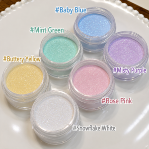 Snowflake Diamond Sand Powder: High-Shine Translucent Diamond Powder for Stunning Nail Art