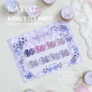 3 Free Nail Products 12 NAYISI Clear Cat Eye Gel Polish (8 Colors)