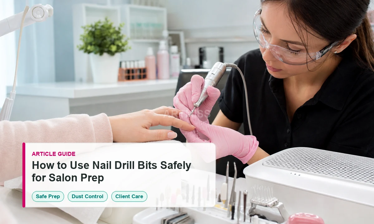 How to Use Nail Drill Bits Safely for Salon Prep 3 how to use nail drill bits safely during salon prep with dust collector