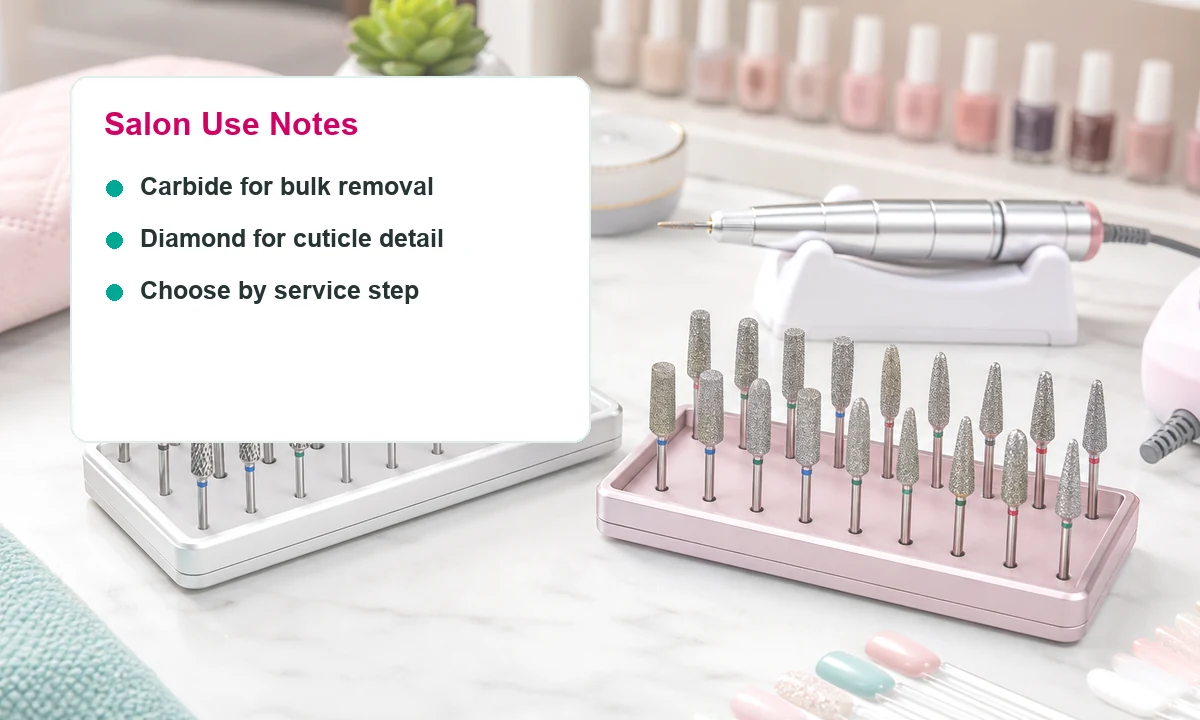 carbide vs diamond nail drill bits for professional salons salon scene image 3