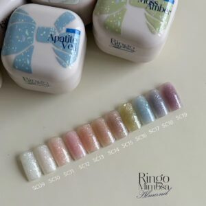Ringo Mimosa Almond Extension Gel glitter Collection
