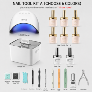 TAYE Professional All-In-One Beginner Gel Nail Tool Kit