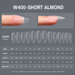 Short Almond Shape Full Coverage Gel Nail Tips appearance