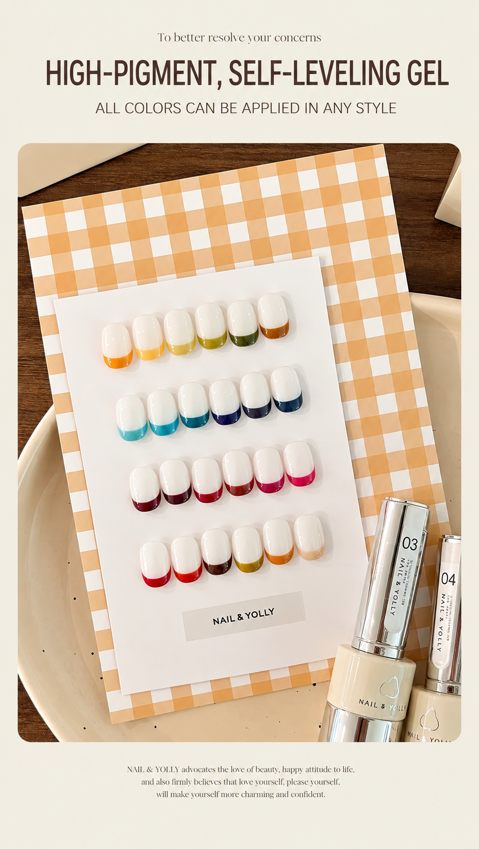 NAIL & YOLLY 60 Colors Self-Leveling Gel Polish Set 8 NAIL & YOLLY 60 Colors Self-Leveling Gel Polish Set - Image 8