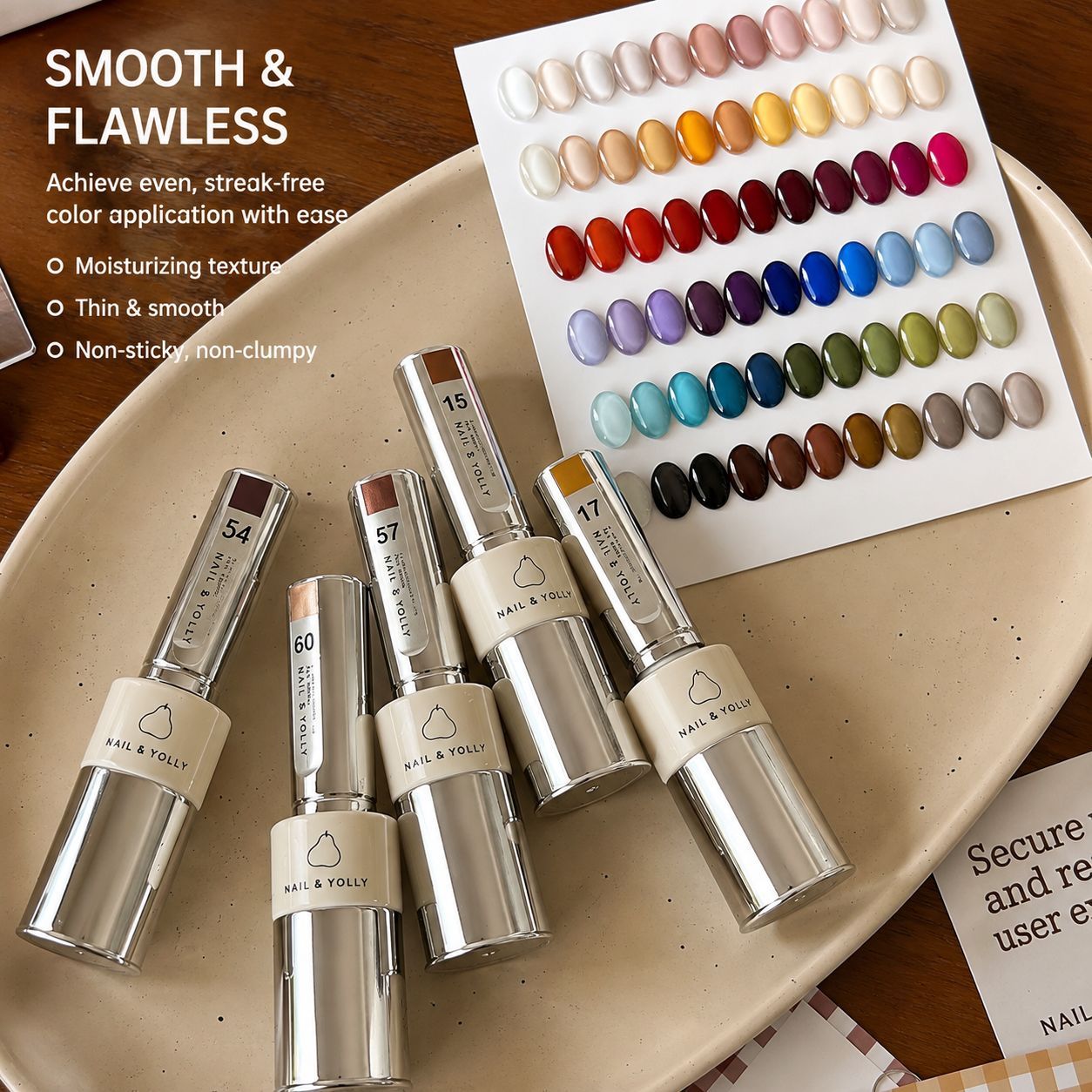 NAIL & YOLLY 60 Colors Self-Leveling Gel Polish Set 3 NAIL & YOLLY 60 Colors Self-Leveling Gel Polish Set - Image 3