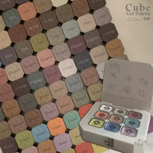 RM CUBE 9-Color Gel Palette – Professional Nail Gel Collection