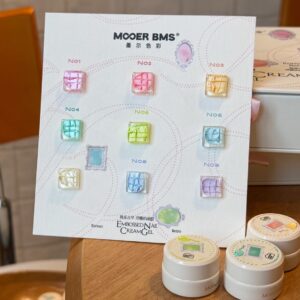 MOOER BMS Korean Retro Embossed Nail Cream Gel Collection (9 Colors)