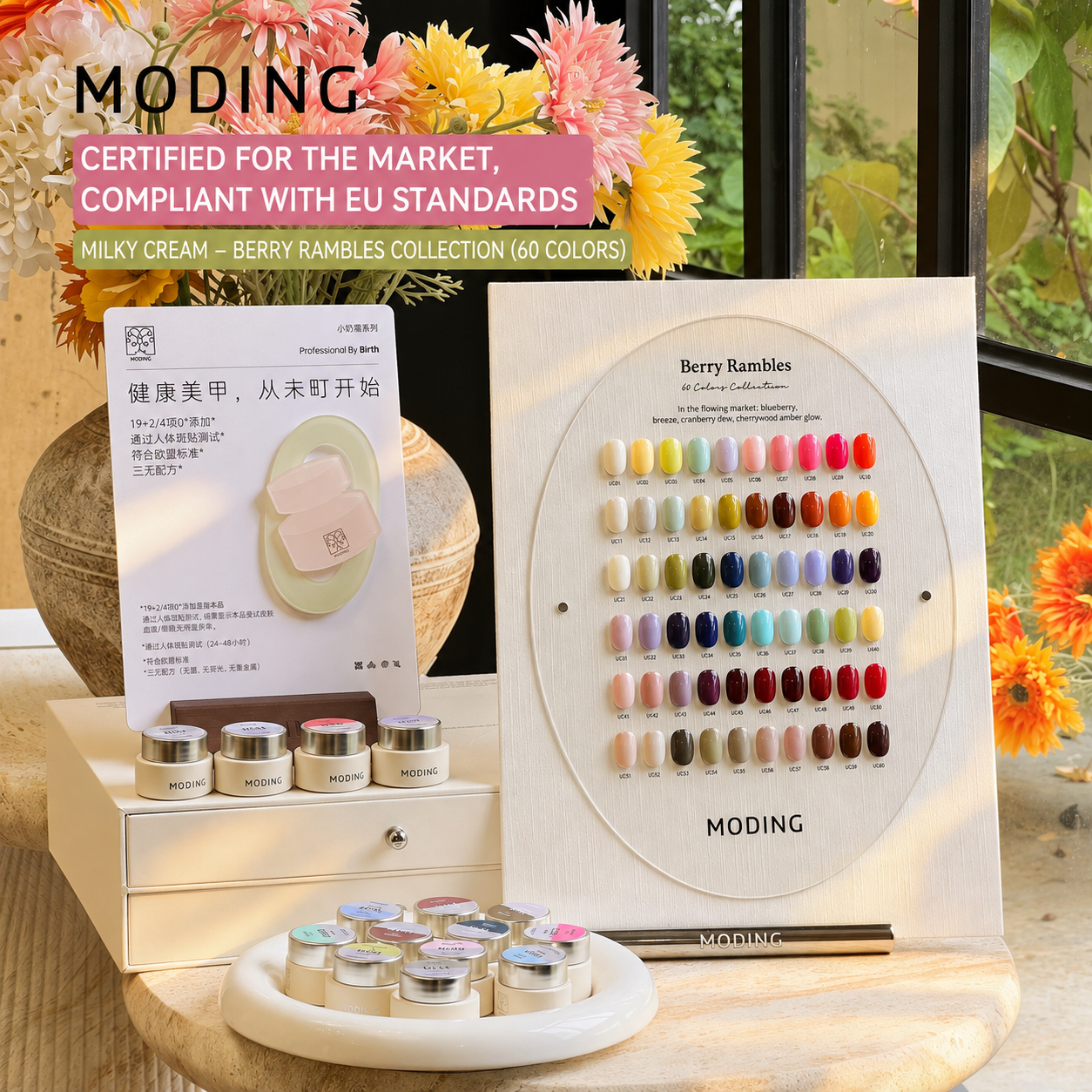 MODING-Berry Rambles 60-Color Pot Gel Collection 1 MODING-Berry Rambles 60-Color Pot Gel Collection