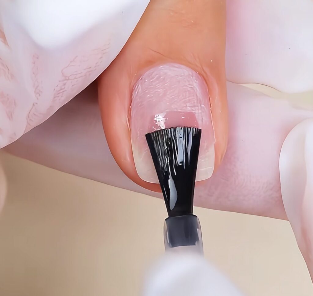 applying Base Gel/Rubber Base Gel​ For Nails