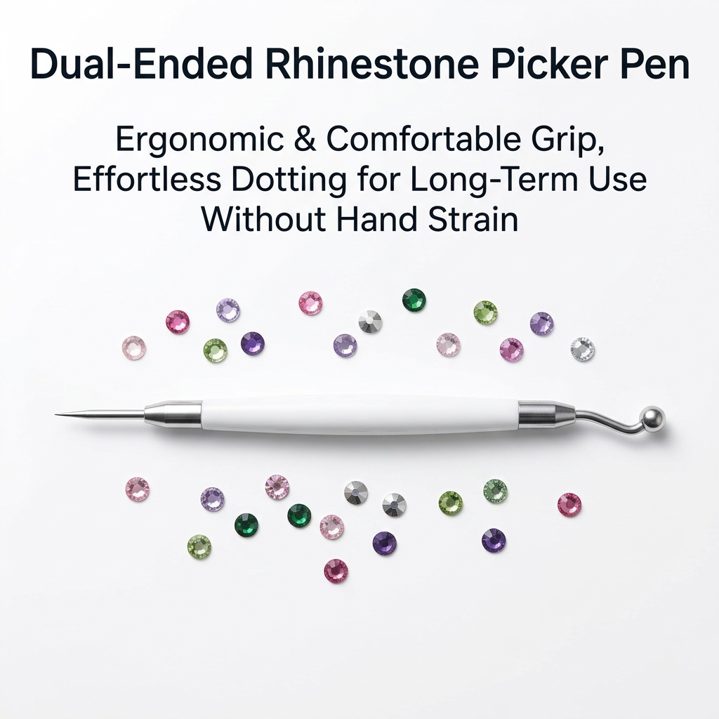 ARTMISS Professional Dual-Ended Rhinestone Picker Pen 4 Dual-Ended Rhinestone Picker Pen