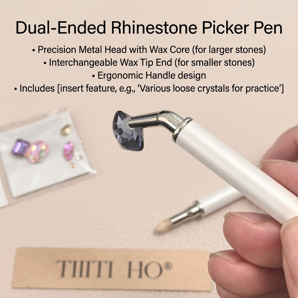 ARTMISS Professional Dual-Ended Rhinestone Picker Pen 2 Dual-Ended Rhinestone Picker Pen