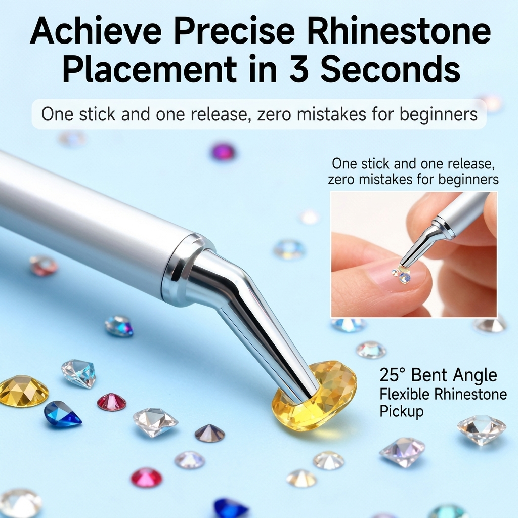 ARTMISS Professional Dual-Ended Rhinestone Picker Pen 1 Dual-Ended Rhinestone Picker Pen